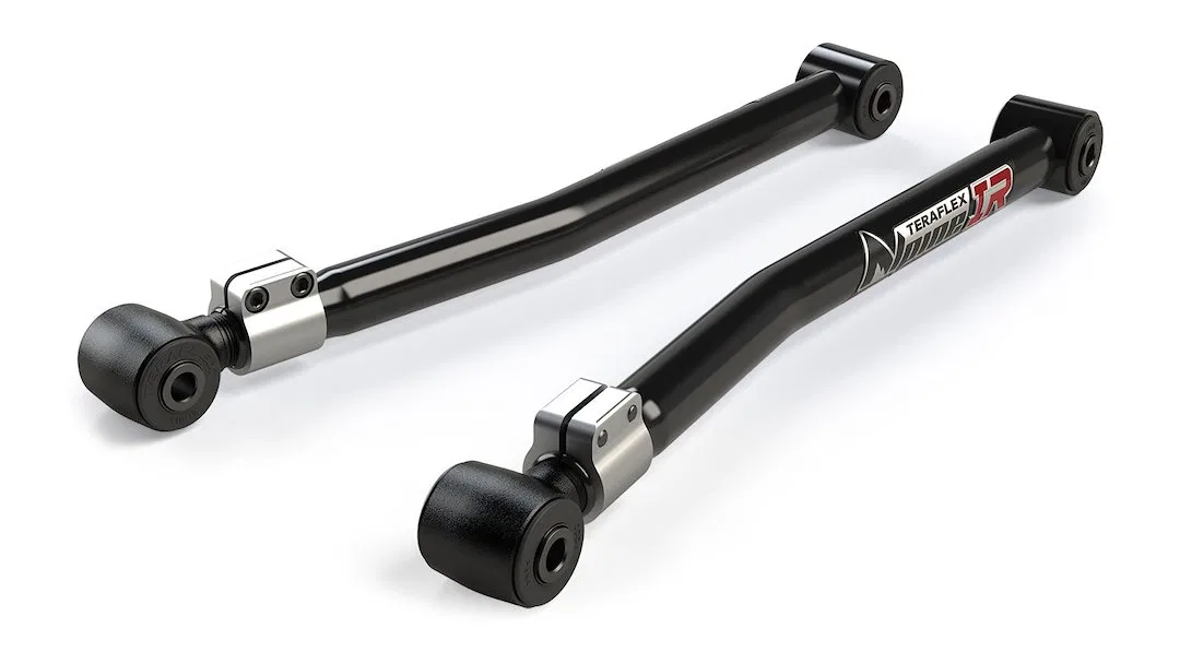 1315004 – TERAFLEX Control Arm, Tubular Adjustable Black Steel With Rubber Bushings Set Of 4